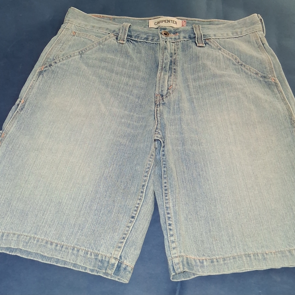 Men's Light Blue Denim Shorts
